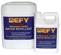 solvent defy sealers masonry